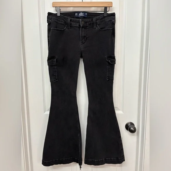 Black Vintage Flare Jeans | Hollister 9/8S - Picture 10 of 10